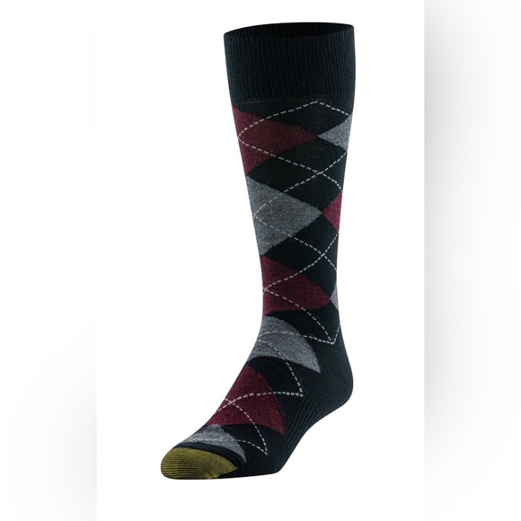 GoldToe Edition Mens Dress Argyle Crew Socks Assorted, 3 Pack - Picture 3 of 6